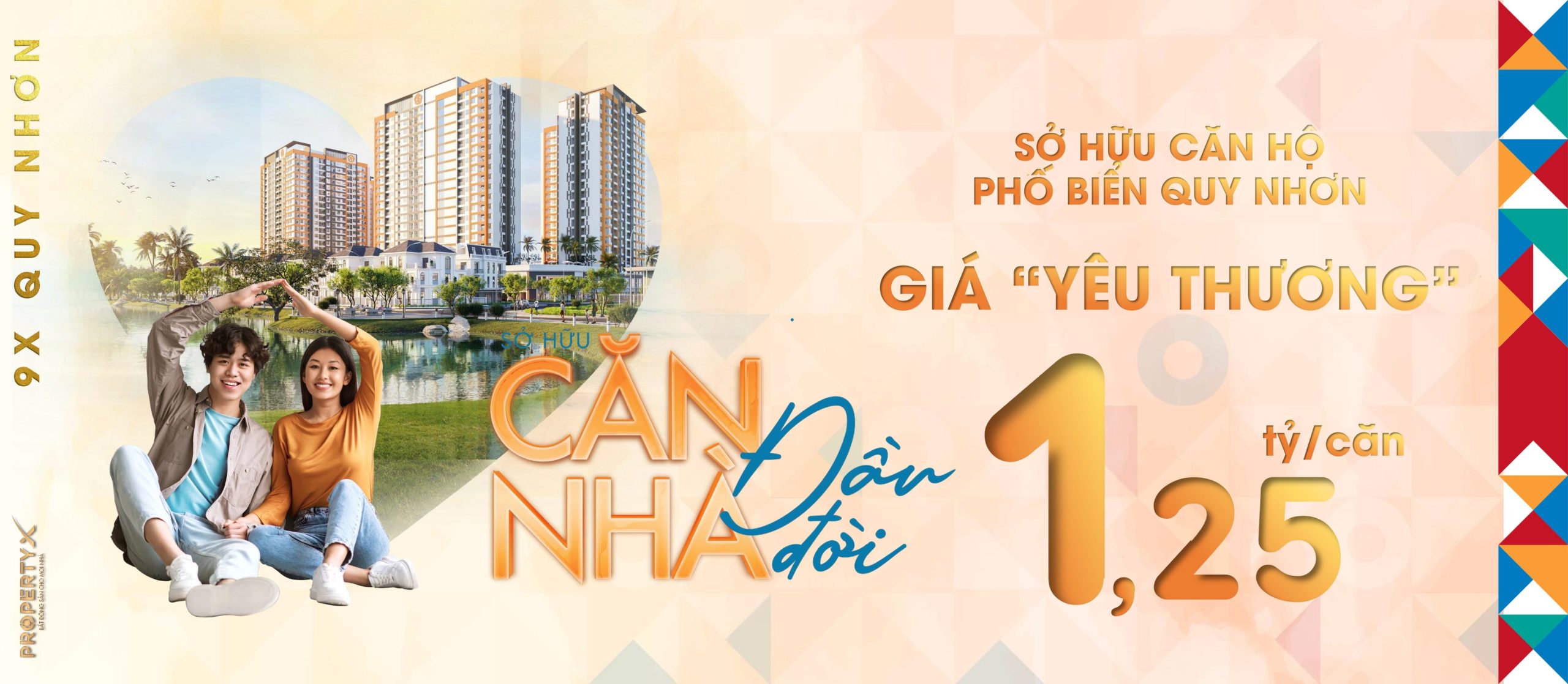 Giá bán mới nhất căn hộ 9X Quy Nhơn